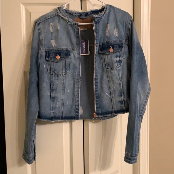 Distressed Jean Jacket - Picture 2 of 3